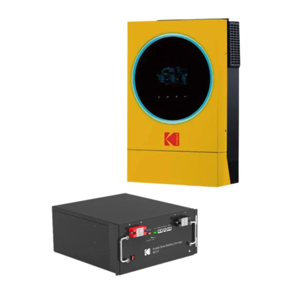 Kodak King 6.2kW 48V Inverter with Kodak 4.94kWh 48V Battery Module Combo