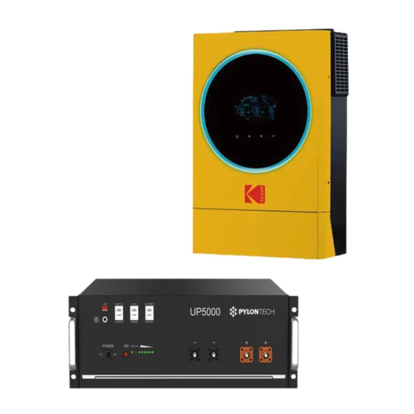 Kodak MKSIV 5.6kW 48V Inverter with Pylontech UP5000 100Ah 4.8kWh 48V Li-Ion Battery Combo