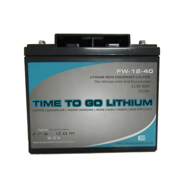 Freedom Auxillary Range FW12-40 40Ah 12V LiFePO4 Battery