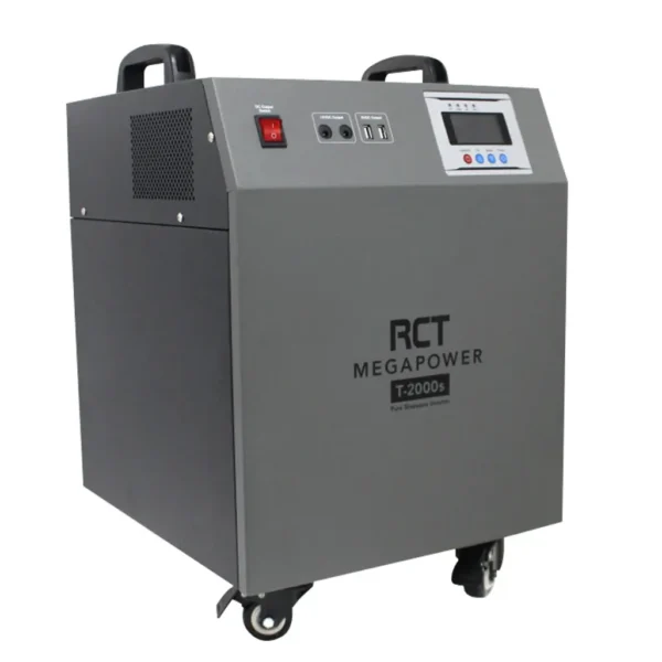 RCT MegaPower MP-T2000S 2kVA/2kW 24V Inverter Trolley with 2 x 100Ah Batteries