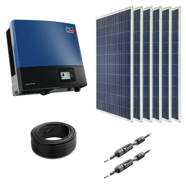 10kWp Grid-Tied System - 3 Phase Solar Power Kit