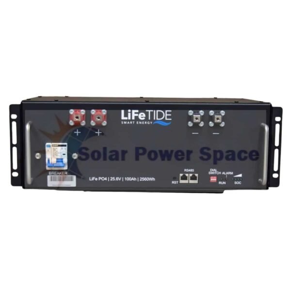 2560Wh LiFePO4 25.6V 100Ah Battery 2